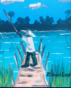 Fishing Off The Dock